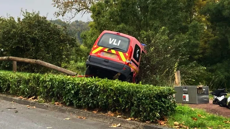 Accident véhicule pompier